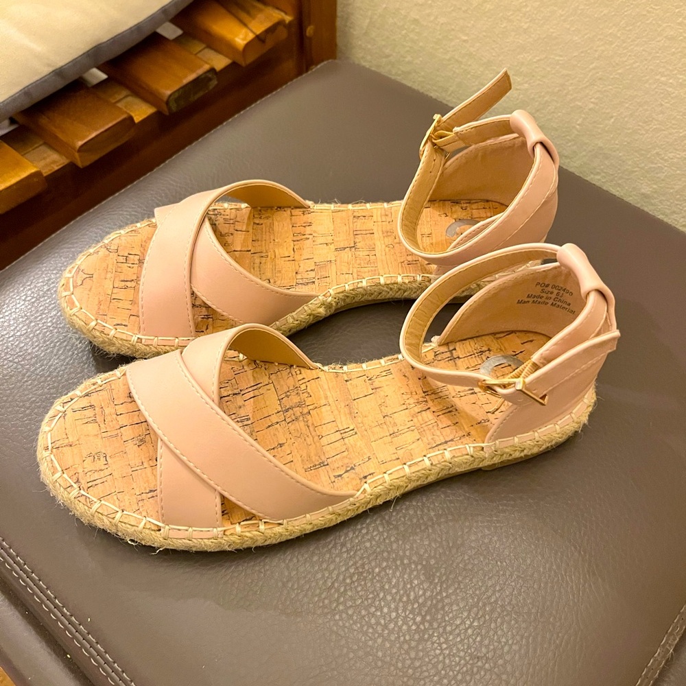 Size 7 Blush Pink Sandals - Lydia Sandal